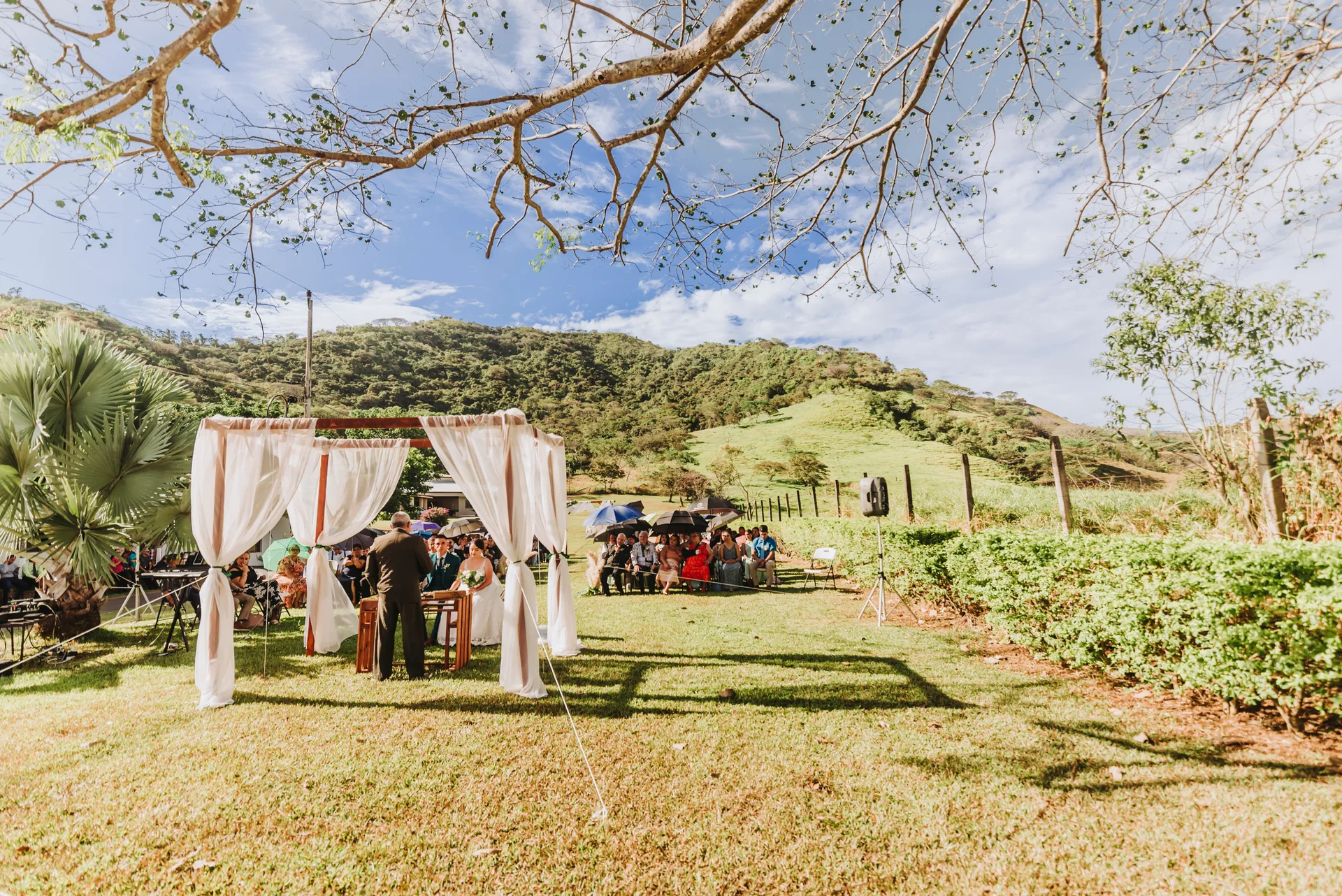 Ceremonia nupcial en las instalaciones del Monte