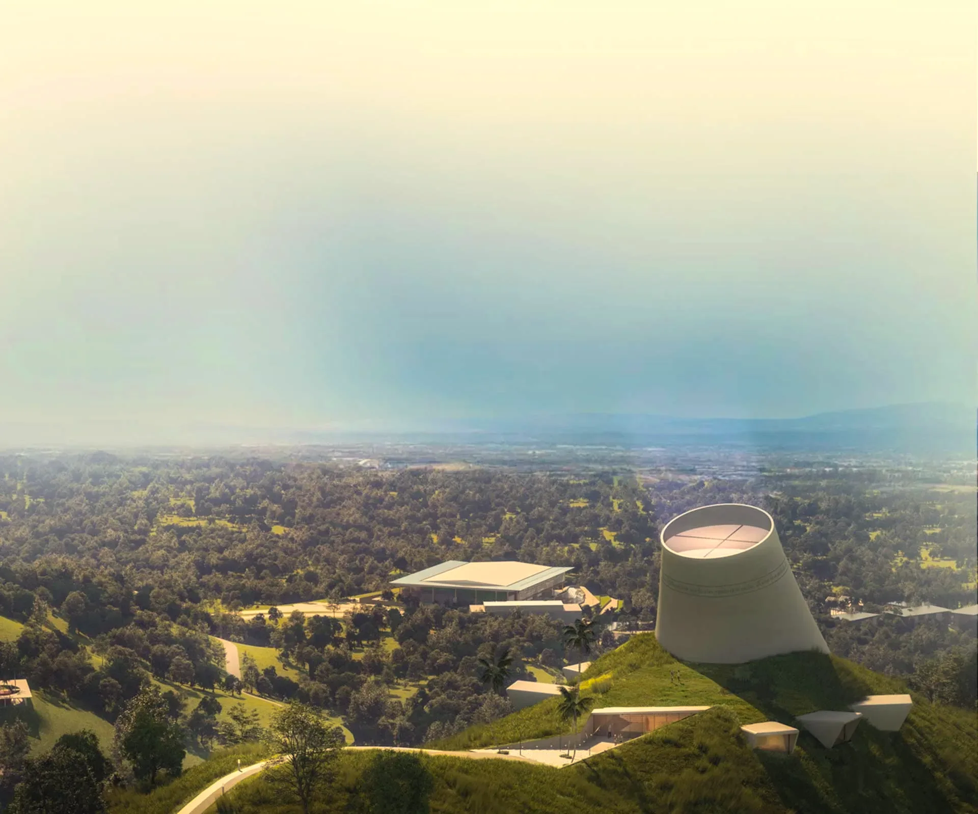 Vista panorámica del Plan Maestro de Monte de Oración